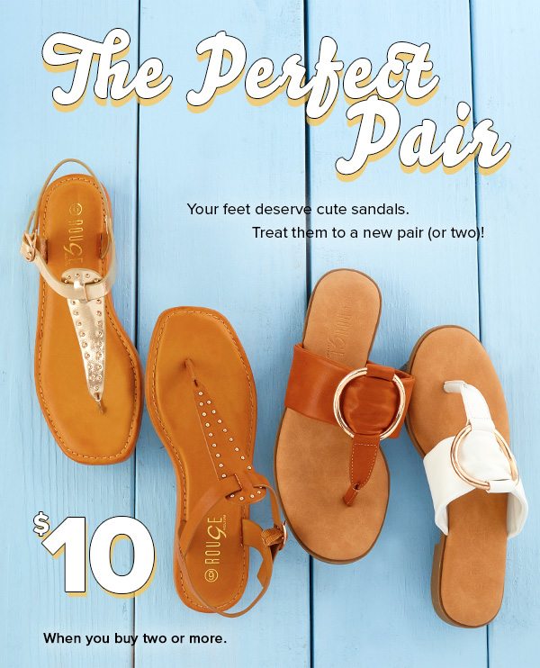 $10 sandals