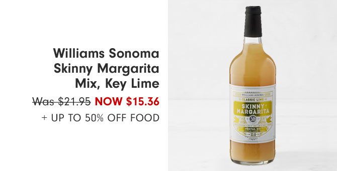 Williams Sonoma Skinny Margarita Mix, Key Lime Now $15.36 + Up to 50% Off Food