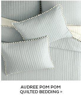 Audree Pom Pom Quilted Bedding