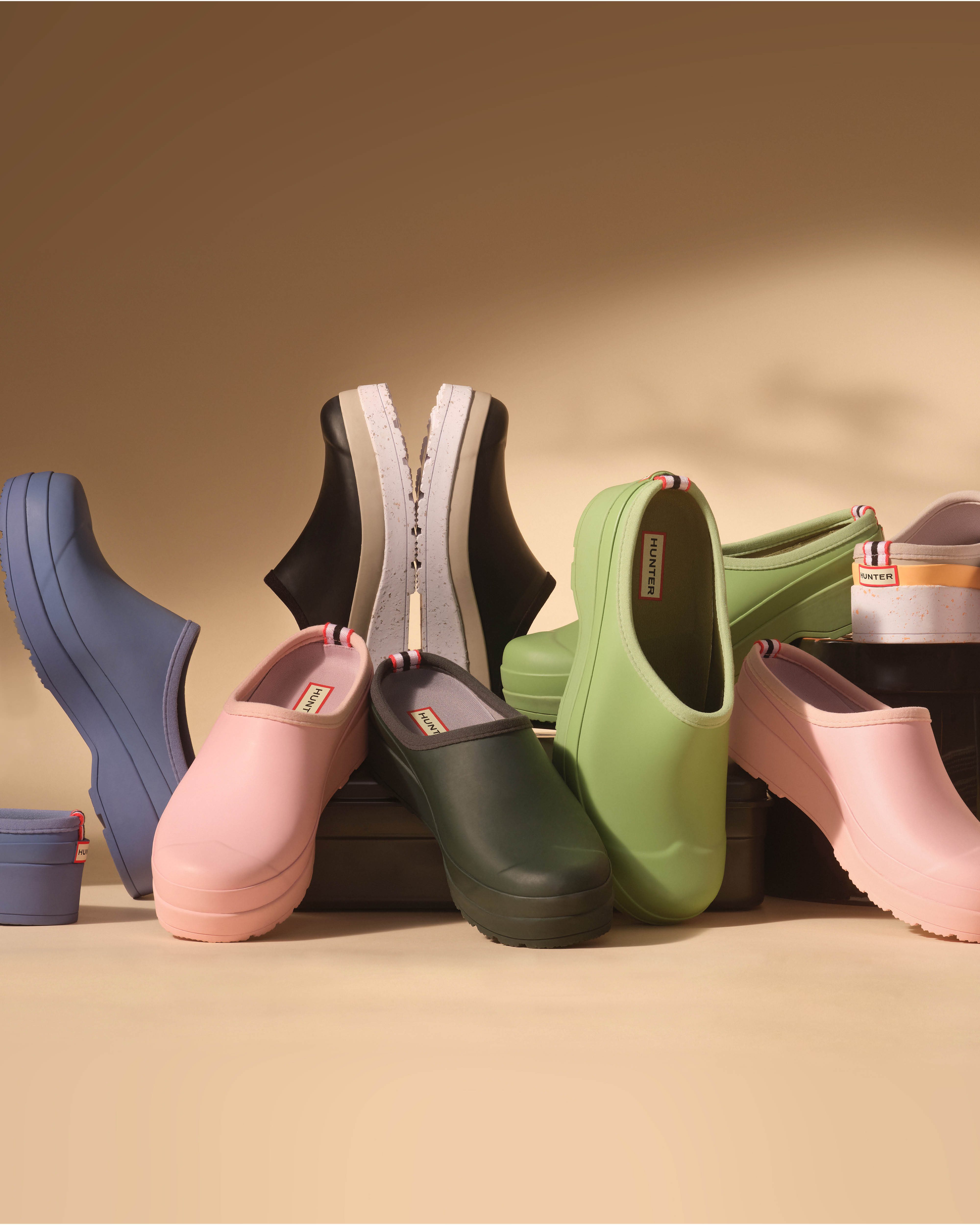 Colorful clogs