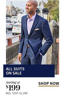 All Suits On Sale Starting at $199