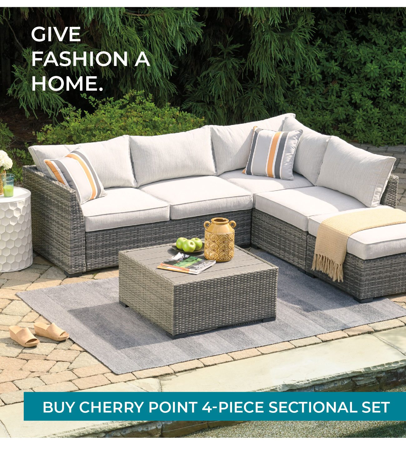 Abble Outdoor Sectional Sofa Set