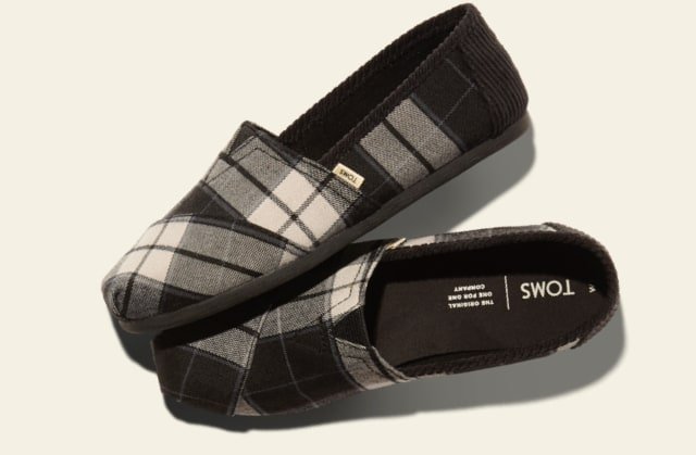 toms back to school plaid women's classics