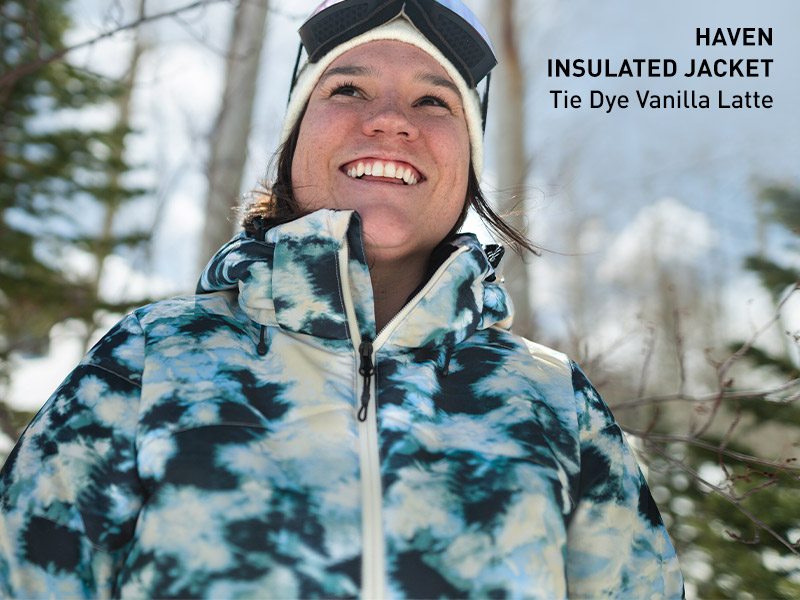 Haven Insulated Jacket - Tie Dye Vanilla Latte