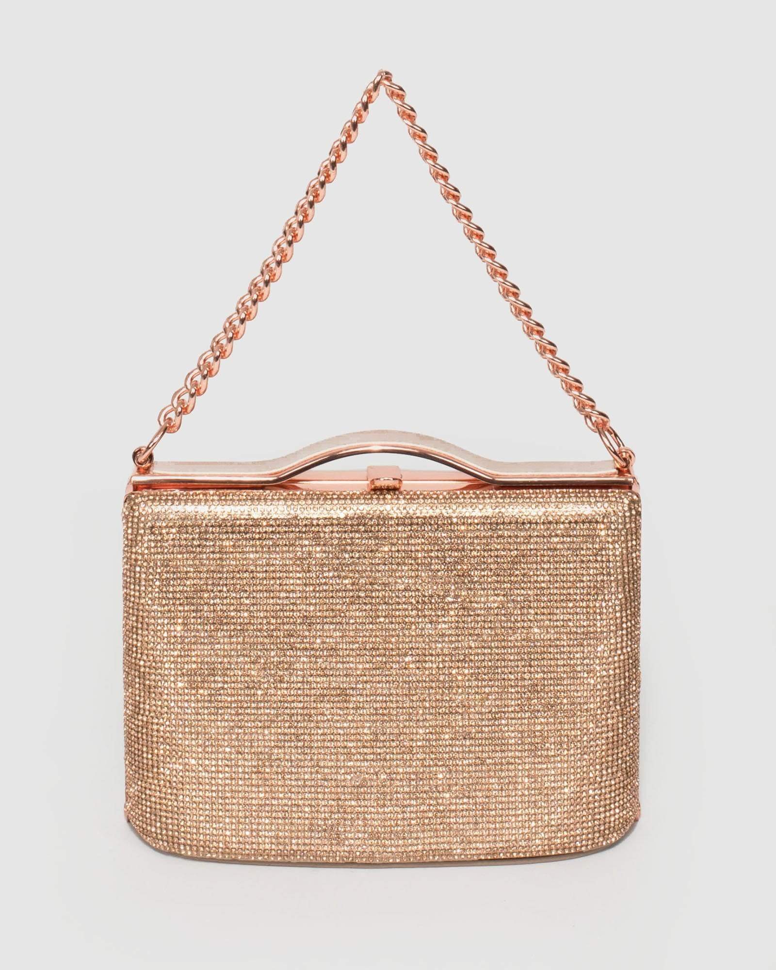 Image of Rose Gold Tullia Chain Bag