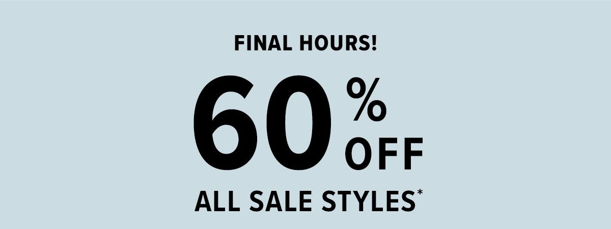 Last day to shop our Closet Clean-Out sale!**