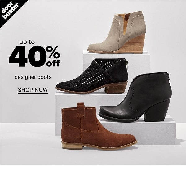 Up to 40% Off Designer Boots - Shop Now