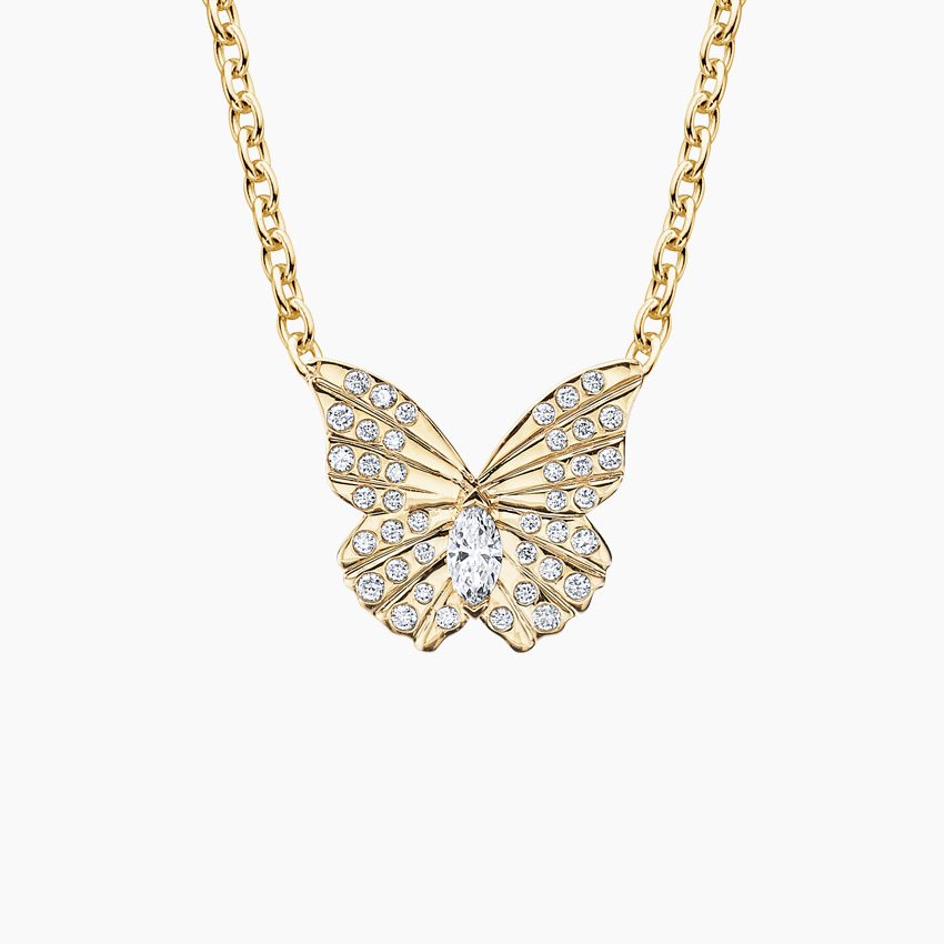 Logan Hollowell Flutter Lab Diamond Necklace