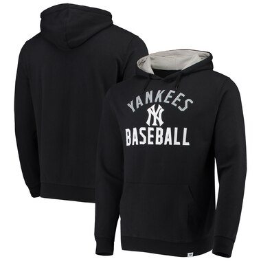 New York Yankees Fanatics Branded Team Pride Pullover Hoodie - Black/Gray