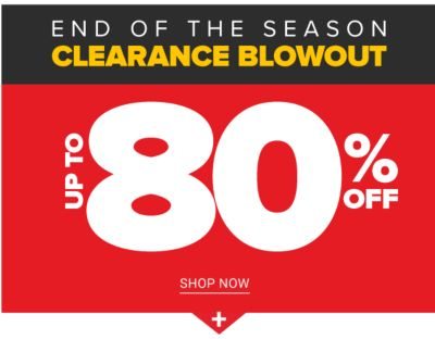 End of the Season Clearance Blowout! Up to 80% off - Shop Now