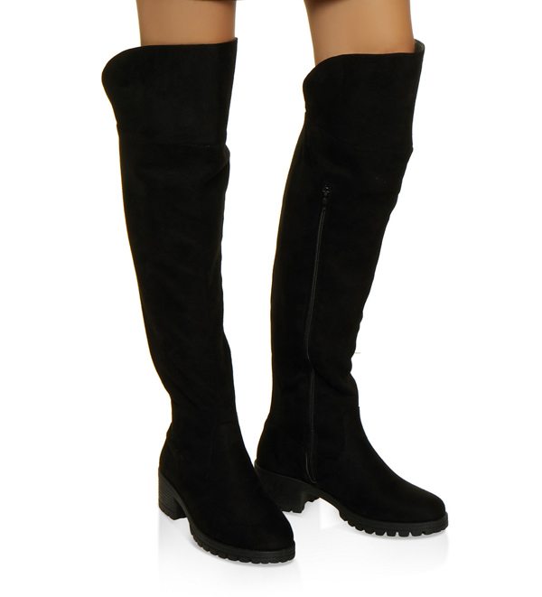 Over the Knee Gore Boots