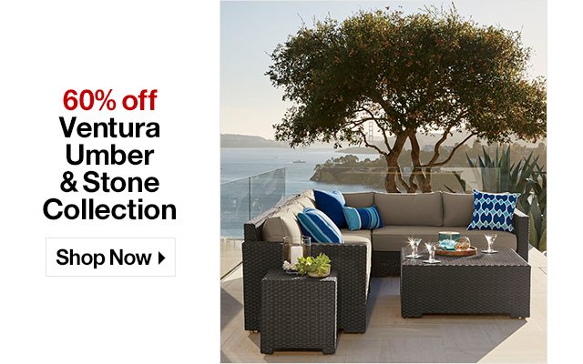 60% off Ventura Umber & Stone Collection