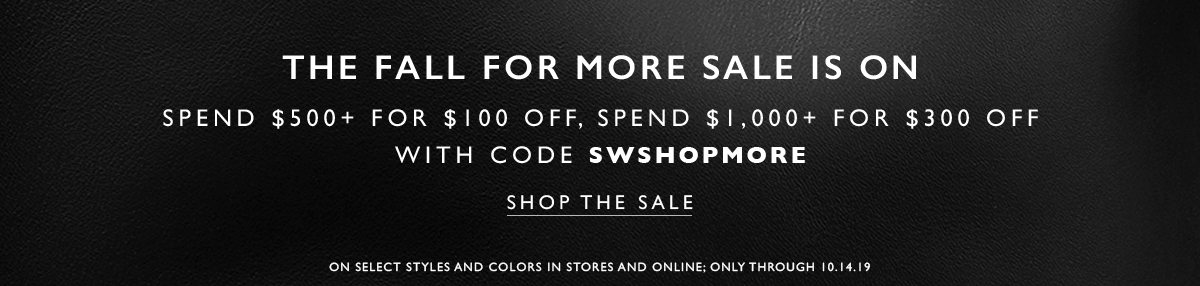 The Fall for More Sale is On. Shop the Sale
