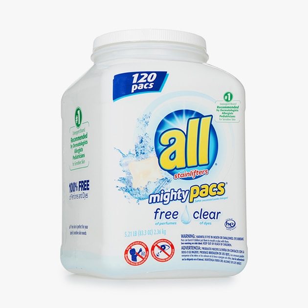 All® 120-Count mighty pacs® Laundry Detergent