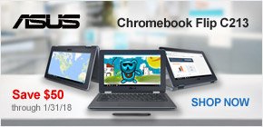 Save $50 on an Asus Chromebook Flip C213