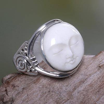 ‘Face of the Moon’ Bone Ring