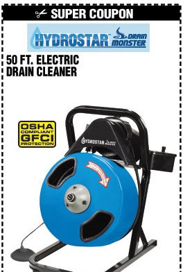 50 ft. Compact Electric Drain Cleaner