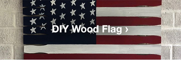 DIY WOOD FLAG