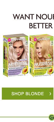 WANT NOURISHED HAIR, BETTER COLOR? - SHOP BLONDE >