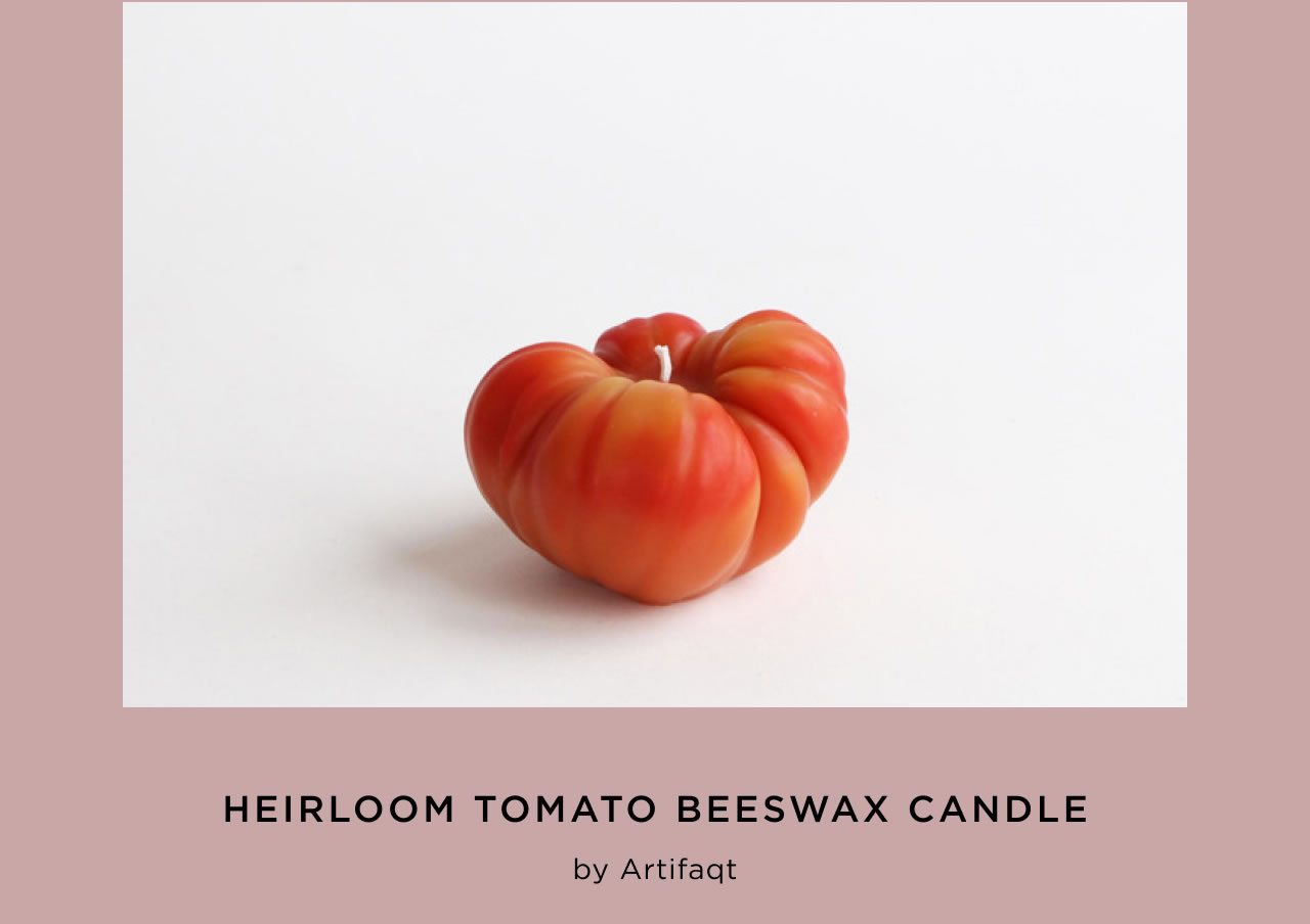 Heirloom Tomato Beeswax Candle