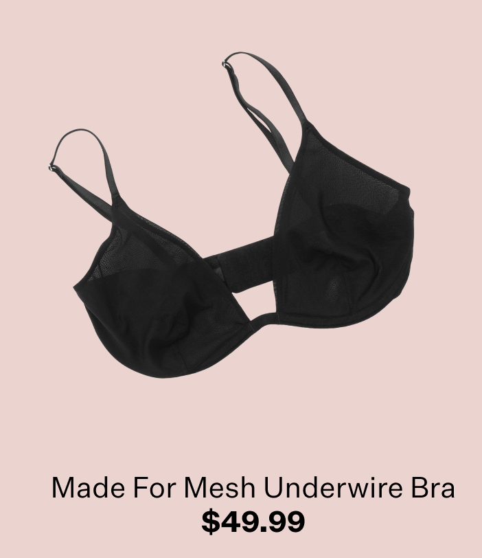 Made For Mesh Underwire Bra