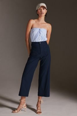 The Colette Cropped Wide-Leg Pants