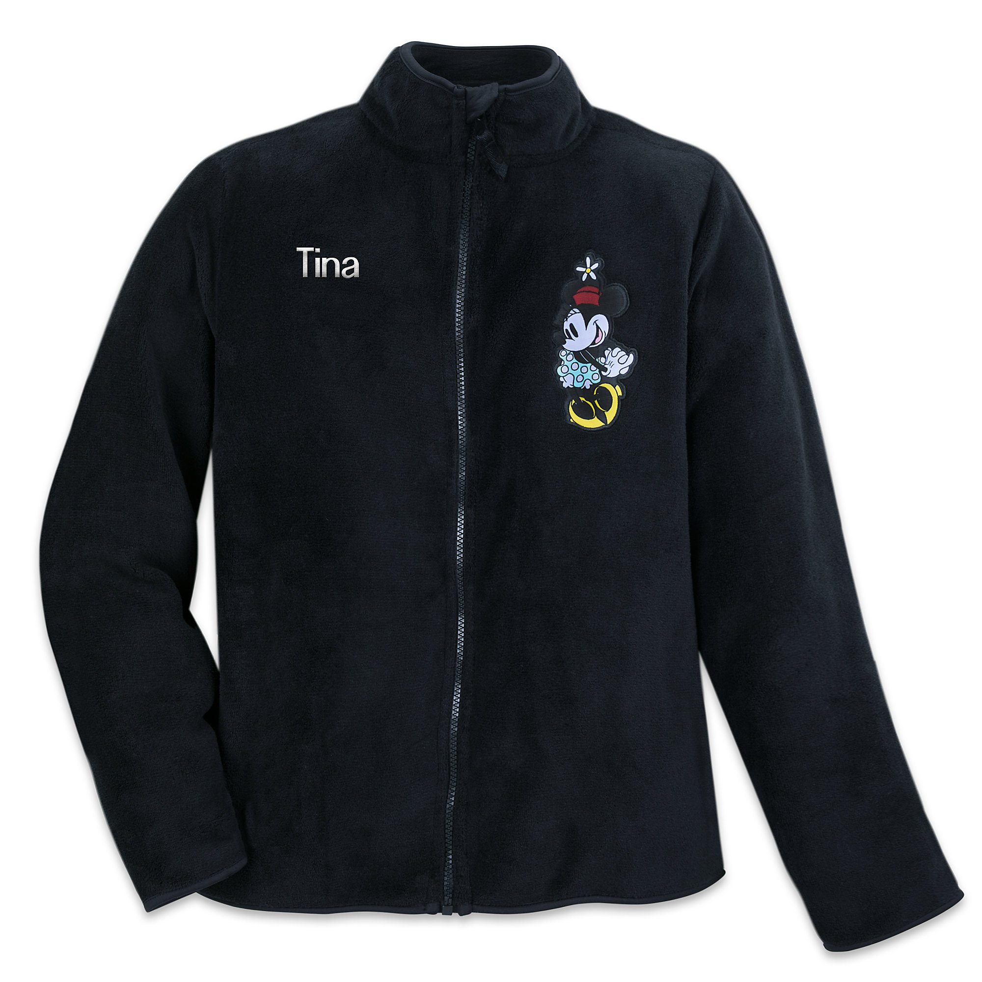 Minnie Mouse Zip Fleece Jacket for Women - Personalizable