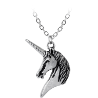 Unicorn Profile Necklace