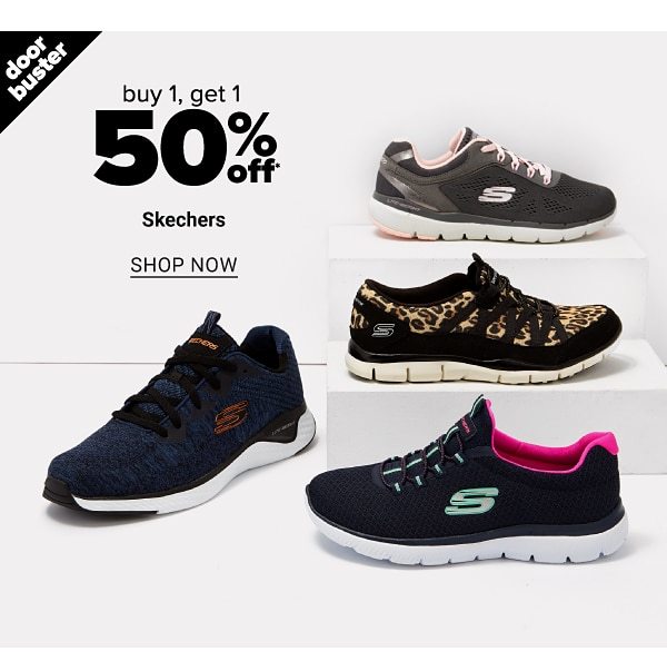 Buy 1, Get 1 50% off Skechers - Shop Now