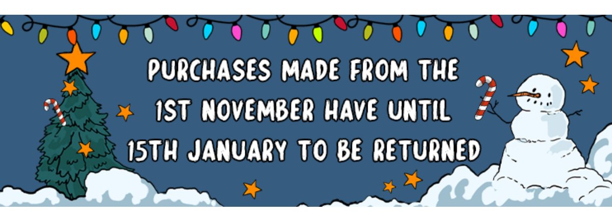 Extended Xmas Returns | Find out more