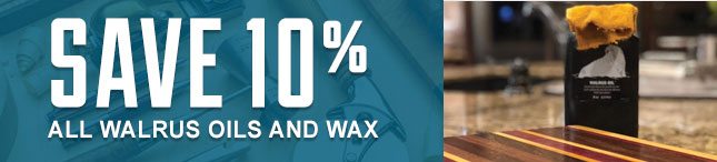 Save 10% on all Walrus Oils and Wax