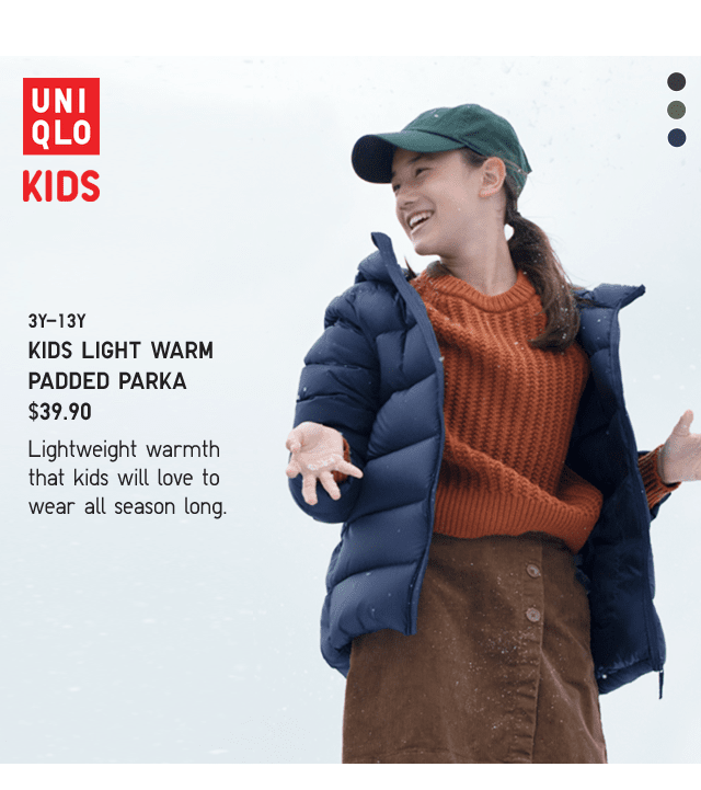 PDP3 - KIDS LIGHT WARM PADDED PARKA