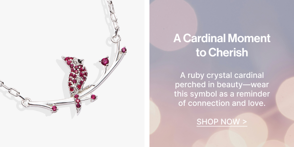 A Cardinal Moment to Cherish | Cardinal Necklace