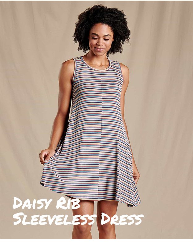 Daisy Rib Sleeveless Dress
