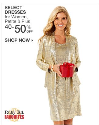 Shop 40-50% Off Select Dresses
