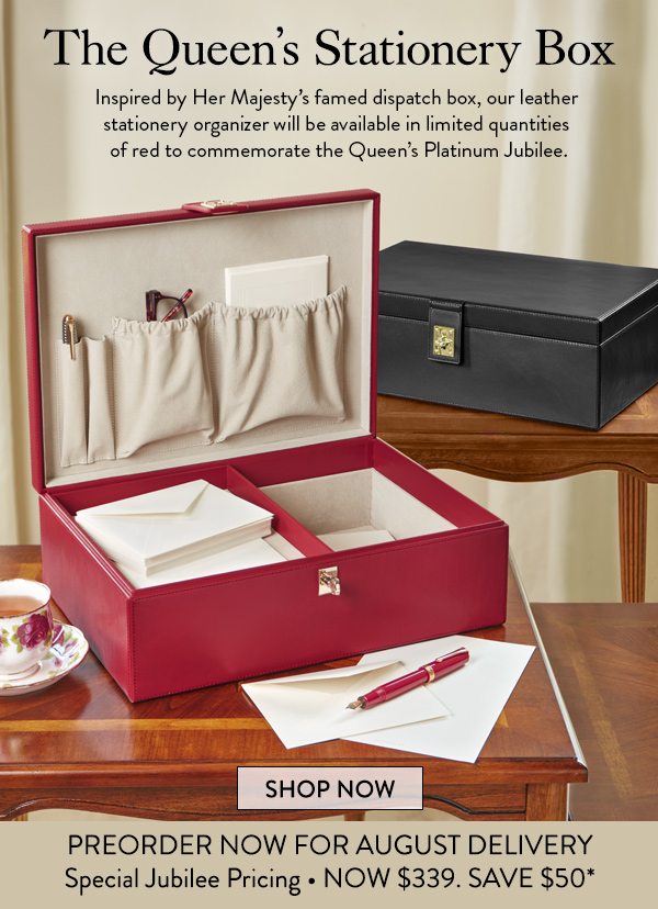 Queen's Stationery Box