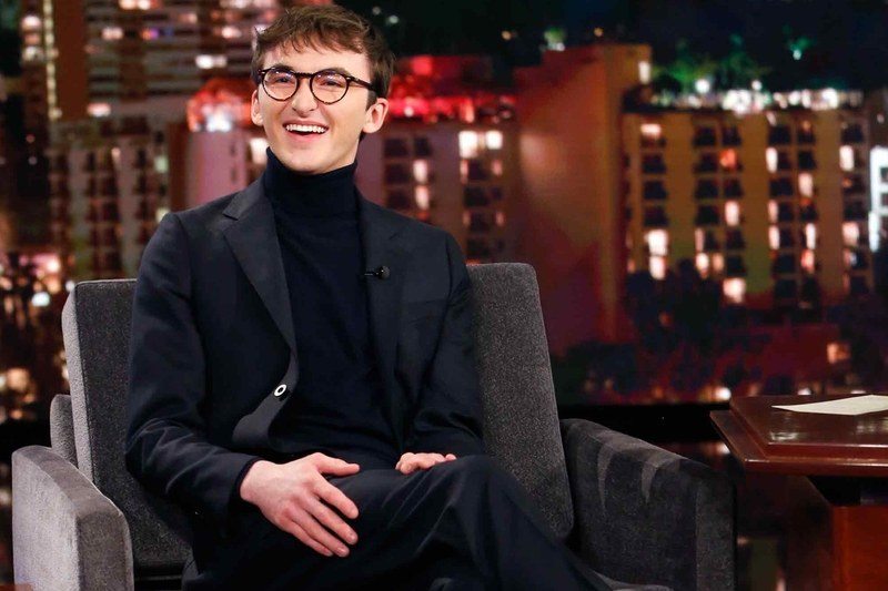 Isaac Hempstead Wright appearing on Jimmy Kimmel Live