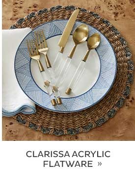 Clarissa Acrylic Flatware