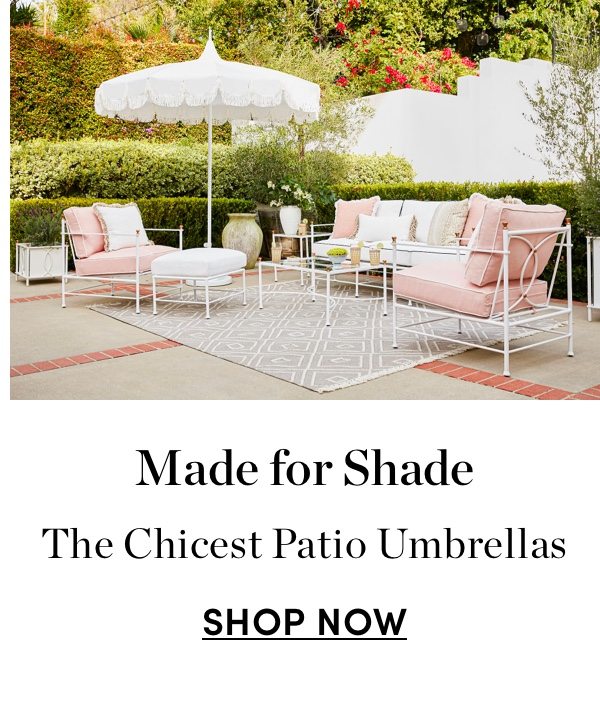 The Chicest Patio Umbrellas