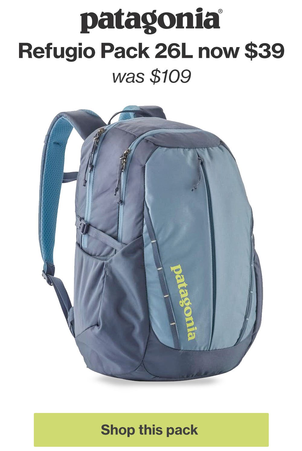 mec patagonia backpack