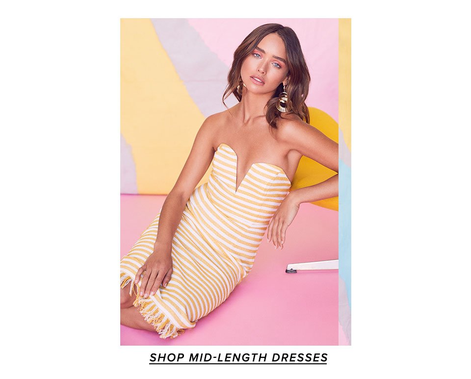 Shop mid-length dresses.
