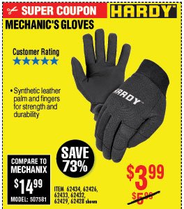  Mechanic's Gloves Large