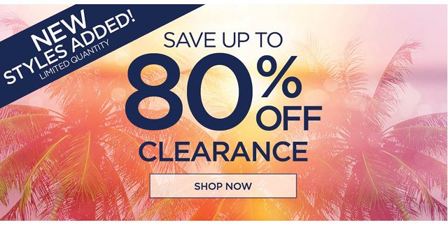 Save up to 80% Clearance