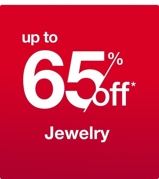 Up to 65% off Jewelry