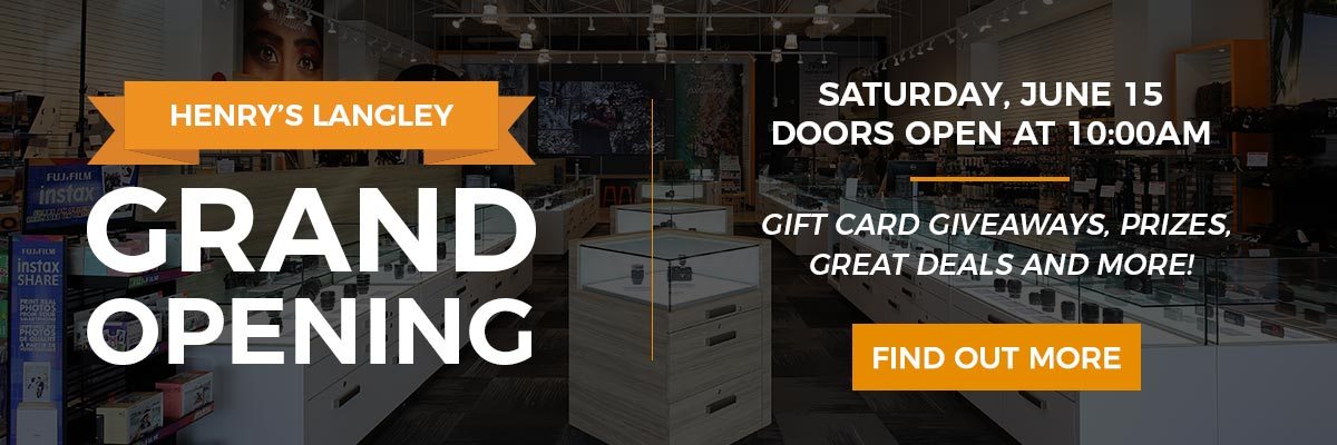 Henry's Langley Grand Opening! Saturday, June 15th - Doors open 10:00am. There will be giftcard giveaways, prizes, great deals and more!