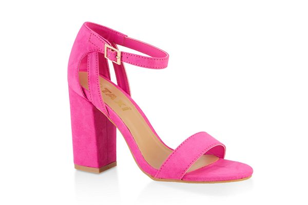 Ankle Strap Chunky High Heel Sandals