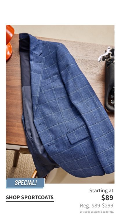 Sportcoats Starting at $89 - shop sportcoats