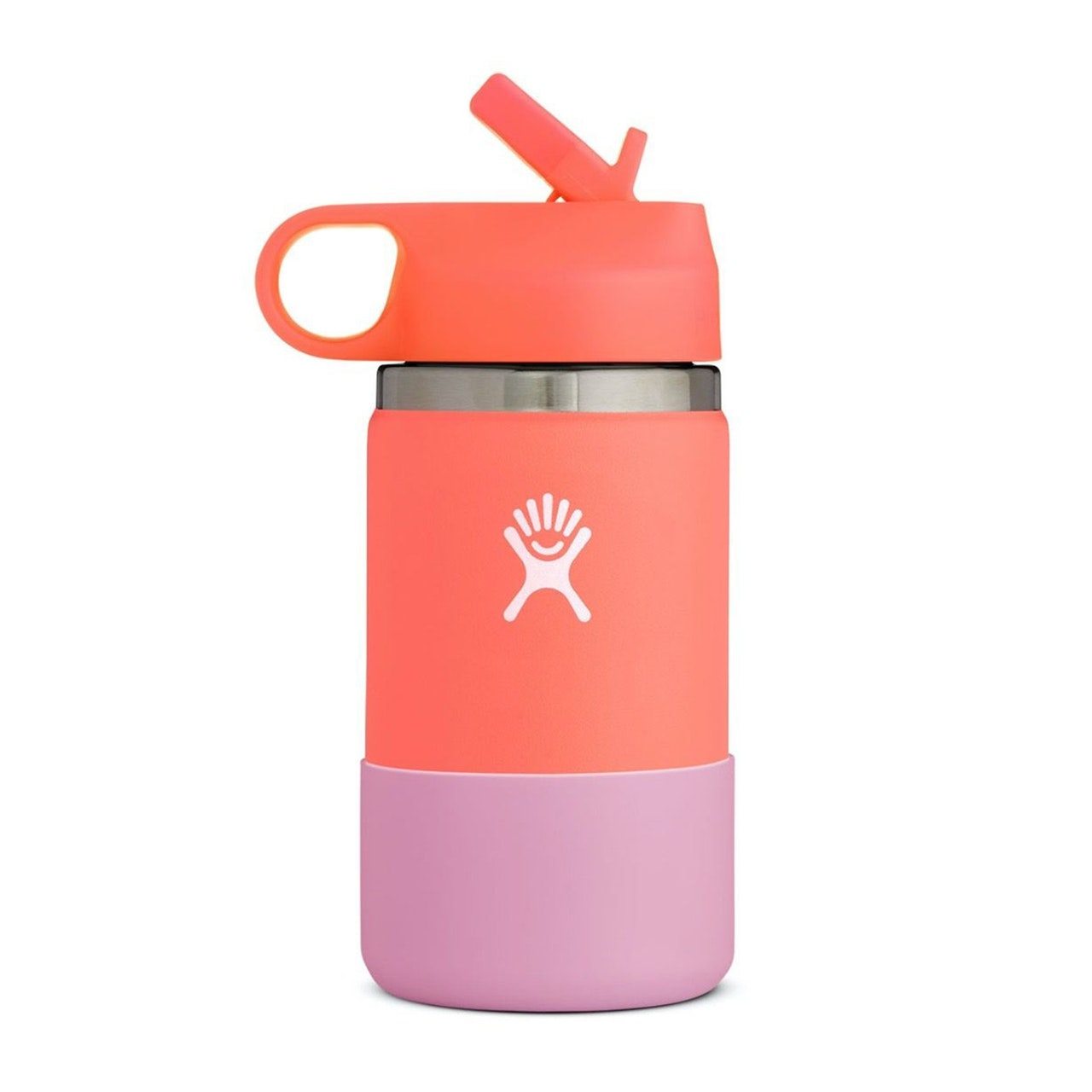 Hydro Flask 12oz Kids Wide Mouth Water Bottle - Hibiscus