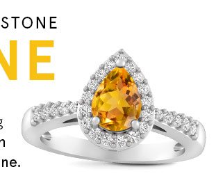 Citrine Birthstone Ring