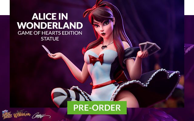 Alice in Wonderland: Game of Hearts Edition Statue (Sideshow)
